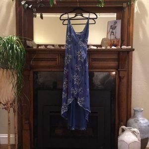 Blue Chelsea & Violet wrap dress